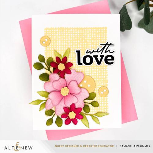 Altenew - Craft Your Life Project Kit: Stitched With Love & Add-On Die Bundle - Postage as per Actual