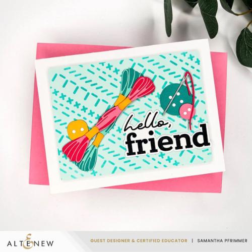 Altenew - Craft Your Life Project Kit: Stitched With Love & Add-On Die Bundle - Postage as per Actual