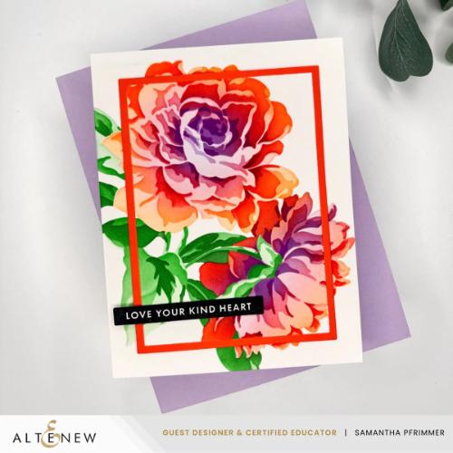 Altenew - Stencil Art: Majestic Roses Layering Stencil Set (7 in 1)