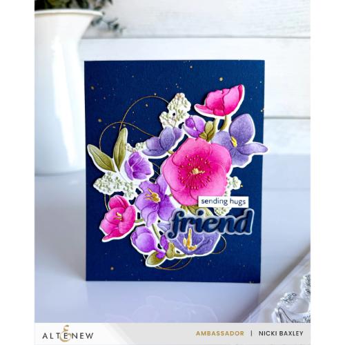 Altenew - Build-A-Garden: Hellebore Haven & Add-on Embossing Folder Bundle - Postage as per Actual