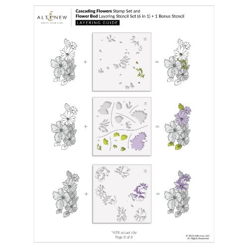 Altenew - Flower Bed Bundle - Postage as per Actual