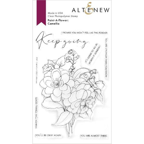 Altenew - Paint-A-Flower: Camellia Outline Stamp Set