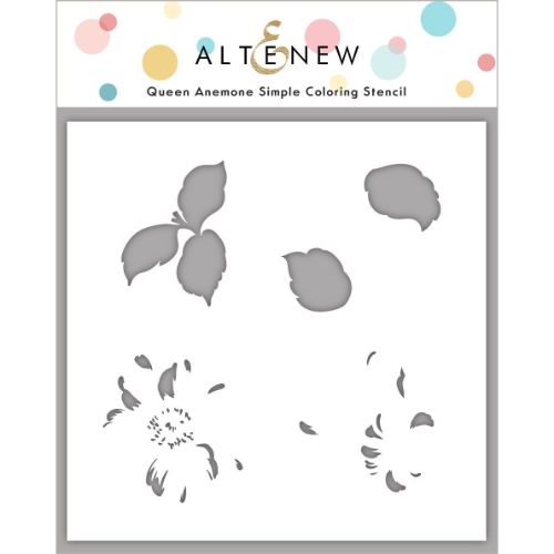 Altenew - Queen Anemone Simple Coloring Stencil