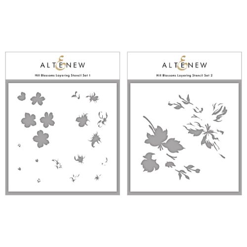 Altenew - Hill Blossoms Layering Stencil Set (2 in 1)