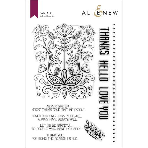 Altenew - Folk Art Stamp Set