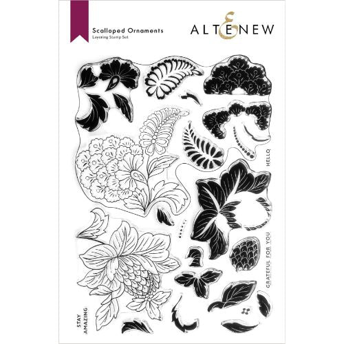 Altenew - Scalloped Ornaments Stamp Set