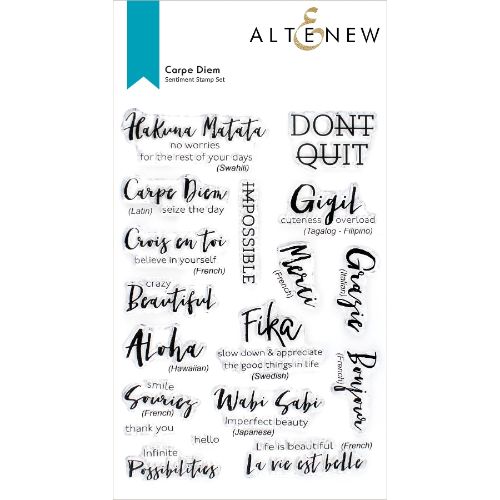 Altenew - Carpe Diem Stamp Set