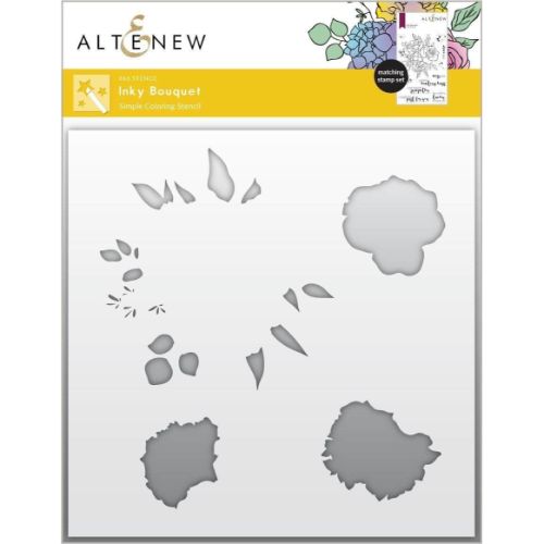 Altenew - Inky Bouquet Simple Coloring Stencil