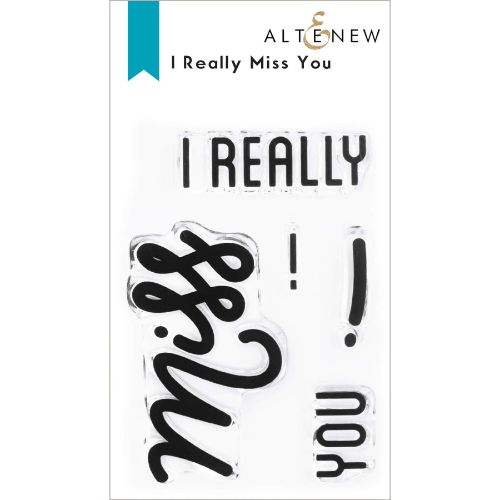 Altenew - I Really Miss You Stamp and Die Set