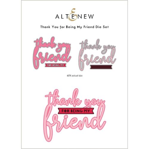 Altenew - Thank You for Being My Friend Die Set