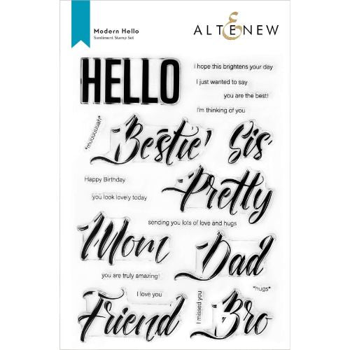 Altenew - Modern Hello Stamp Set