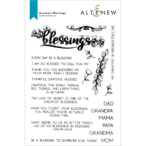 Altenew - Greatest Blessings Stamp Set
