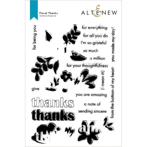 Altenew - Floral Thanks Stamp Set