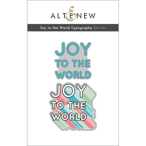 Altenew - Joy to the World Typography Die Set