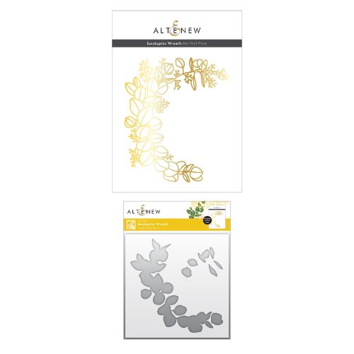 Altenew - Eucalyptus Wreath Hot Foil Plate & Stencil Bundle