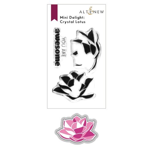 Altenew - Mini Delight: Crystal Lotus Stamp & Die Set