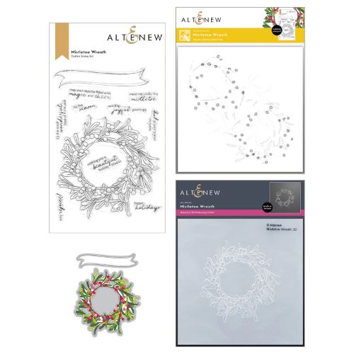 Altenew - Mistletoe Wreath Complete Bundle - Postage as per Actual