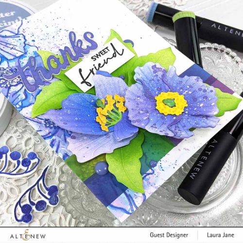 Altenew - Craft-A-Flower: Himalayan Blue Poppy Layering Die Set