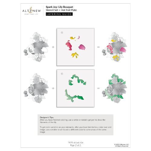 Altenew - Spark Joy: Lily Bouquet