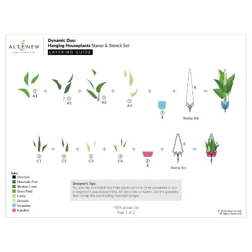 Altenew - Dynamic Duo: Hanging Houseplants