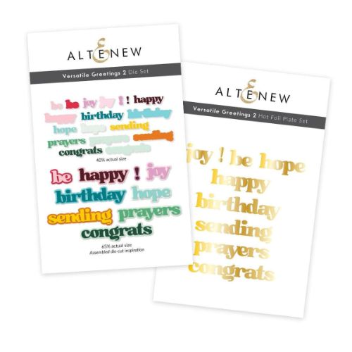 Altenew - Versatile Greetings 2 - Complete Bundle - Postage as per Actual