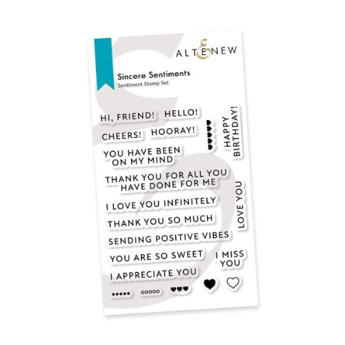 Altenew - Sincere Sentiments Stamp Set
