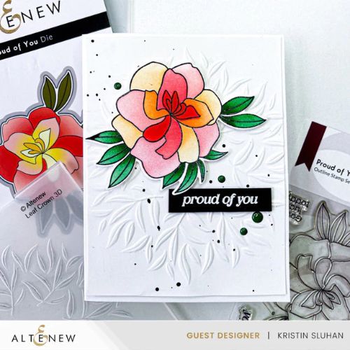 Altenew - Proud of You Simple Coloring/Layering Stencil