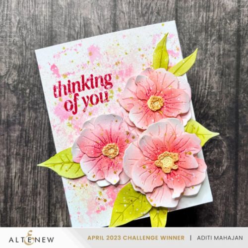 Altenew - Craft-A-Flower: Japanese Camellia Layering Die Set - Postage as per Actual
