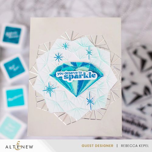 Altenew - Faceted Frame 3D Embossing Folder