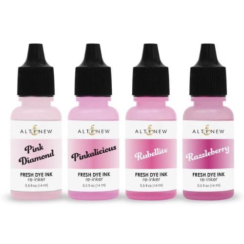 Altenew - Cherry Blossom Fresh Dye Ink Reinker - Complete Bundle