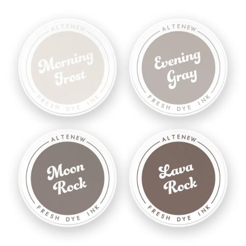 Altenew - Warm Gray Fresh Dye Ink - Complete Bundle
