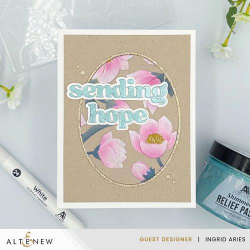 Altenew - Shimmer Relief Paste - Sea Beryl