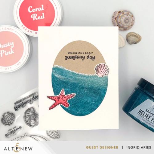 Altenew - Shimmer Relief Paste - Sea Beryl