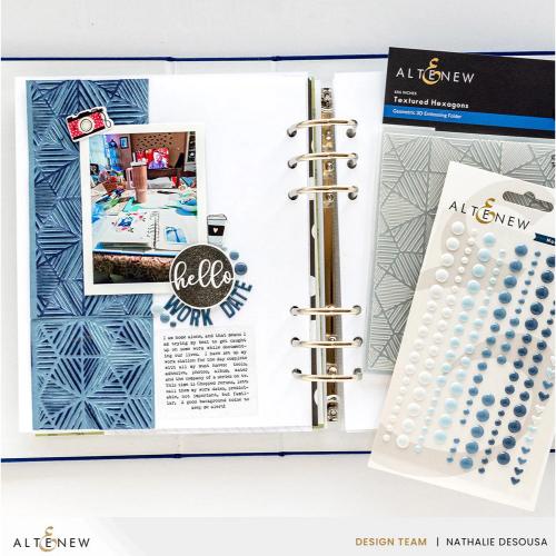Altenew - Textured Hexagons 3D Embossing Folder