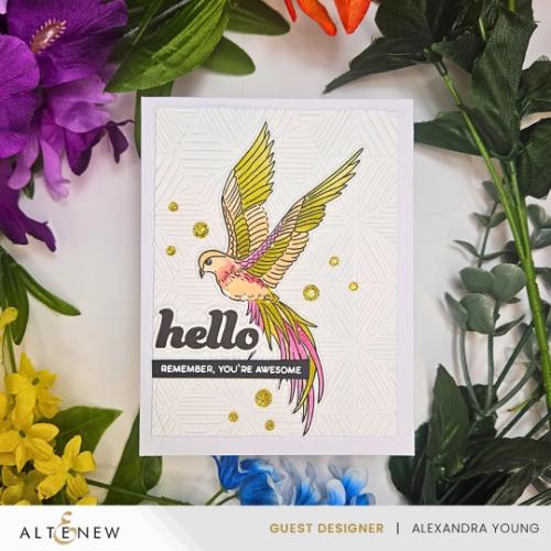 Altenew - Textured Hexagons 3D Embossing Folder