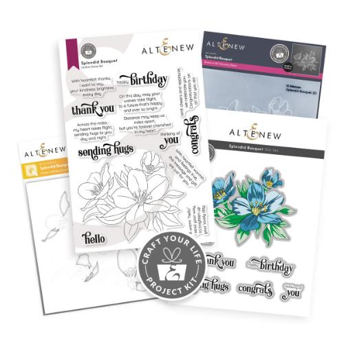 Altenew - Craft Your Life Project Kit: Splendid Bouquet - Postage as per Actual