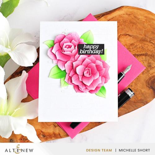 Altenew - Craft-A-Flower: April Kiss Camellia Layering Die Set