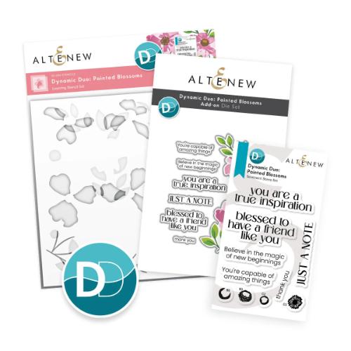 Altenew - Dynamic Duo: Painted Blossoms & Add-on Die Bundle