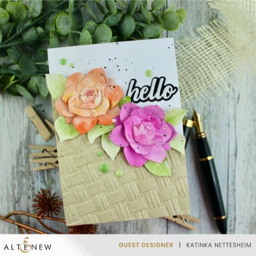 Altenew - Natural Wicker Pattern 3D Embossing Folder