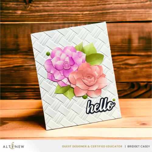 Altenew - Natural Wicker Pattern 3D Embossing Folder