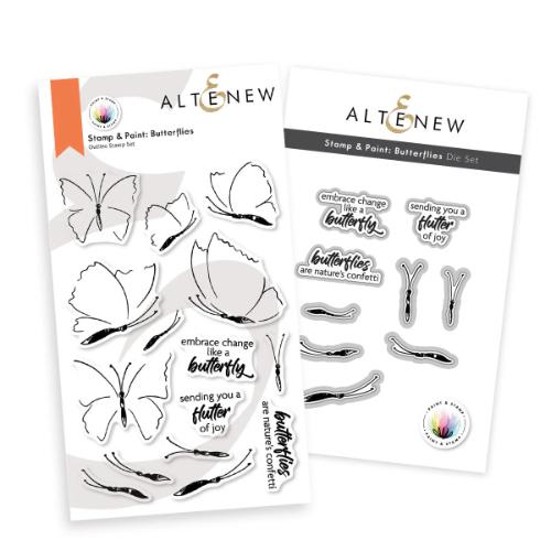 Altenew - Stamp & Paint: Butterflies - Complete bundle