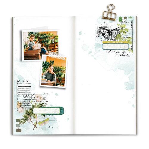 Arden Creative Studio Maker Series Ledger Wings 01 4 in x 6 in Clear Stamp Set