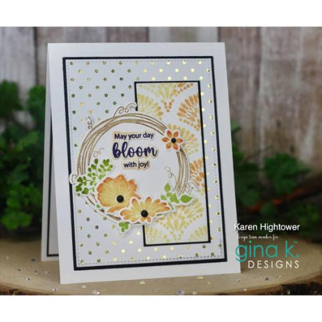 Gina K Designs - STAMPS- Ornate Fans