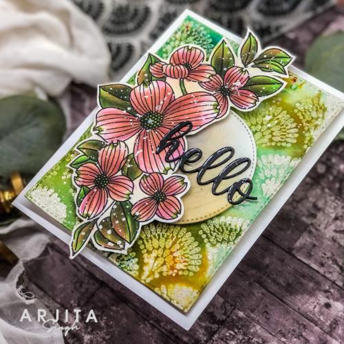 Gina K Designs - STAMPS- Ornate Fans