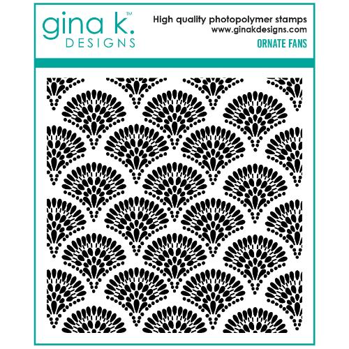 Gina K Designs - STAMPS- Ornate Fans