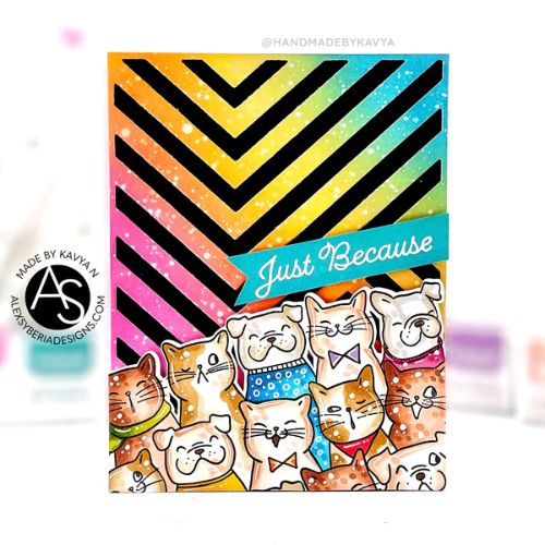 Alex Syberia Designs - Modern Stripes A2 Die