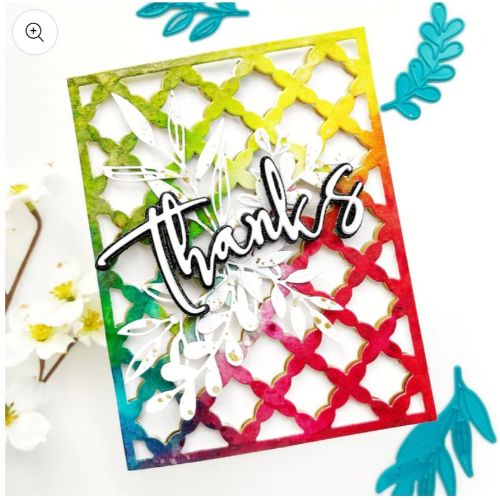 Alex Syberia Designs - Floral lattice Die Cover