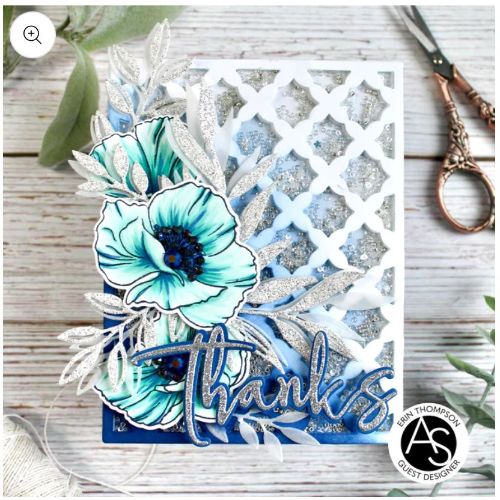 Alex Syberia Designs - Floral lattice Die Cover