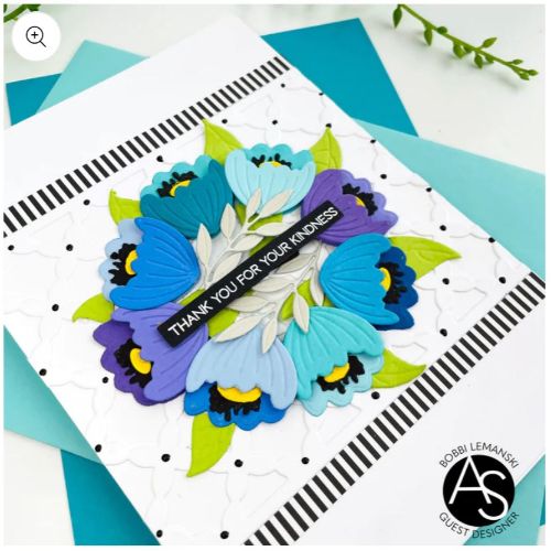 Alex Syberia Designs - Floral lattice Die Cover