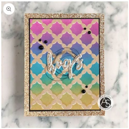 Alex Syberia Designs - Floral lattice Stencil